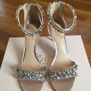 JEWEL By Badgley Mischka shoes, champagne,   7 1/2